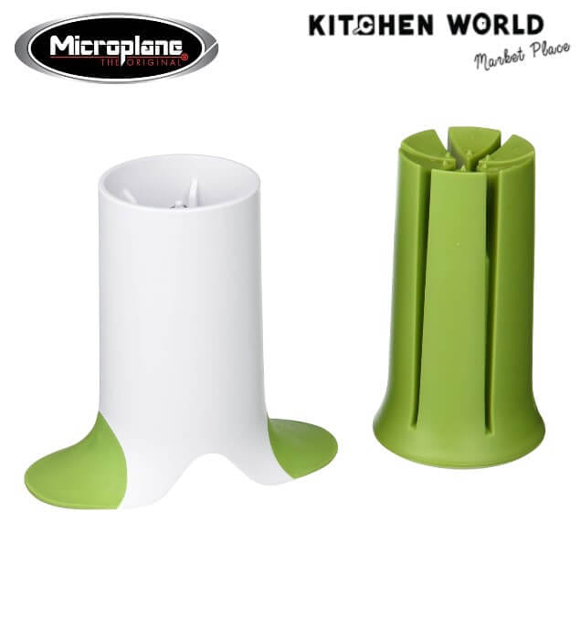 มีดหั่นผักผลไม้แสตนเลส Microplane PT3113 สีเขียว/ขาว